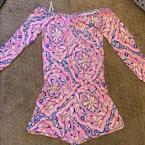Lilly Pulitzer off the shoulder romper